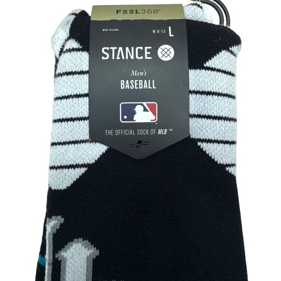 Stance MLB Chicago White Sox Connect On Field Over The Calf Height Socks L 9-13 - Picture 7 of 7